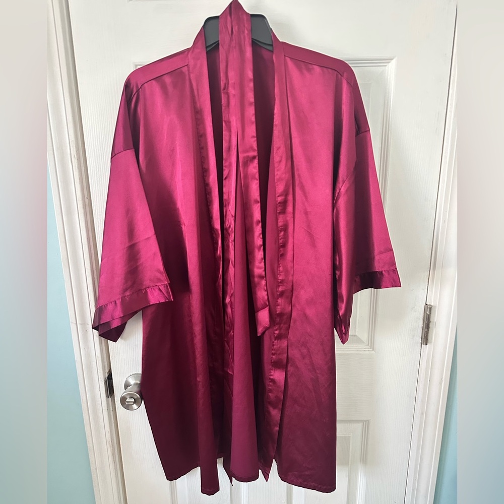 Silk robe size L